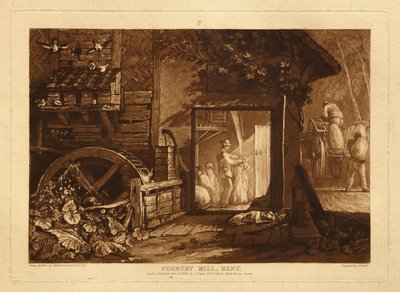 Molino de Pembury, Kent de Joseph Mallord William Turner