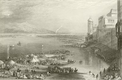 Peregrinos en la feria sagrada de Hurdwar de Joseph Mallord William Turner
