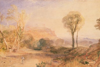 Castillo de Powis, Montgomeryshire, c.1835 (acuarela sobre papel) de Joseph Mallord William Turner