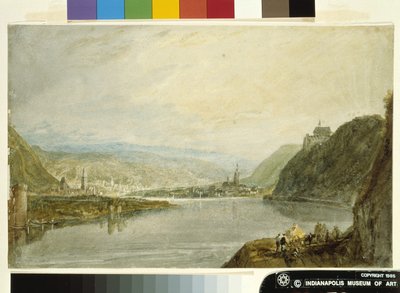Remagen, Erpel And Linz (acuarela y gouache sobre papel blanco preparado con aguada gris) de Joseph Mallord William Turner