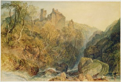 Castillo de Roslin, Midlothian (acuarela y gouache sobre papel) de Joseph Mallord William Turner