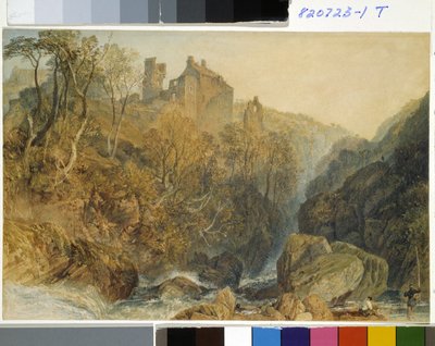 Castillo de Rosslyn (acuarela sobre papel blanco) de Joseph Mallord William Turner