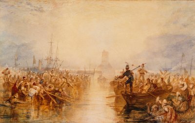 Saint-Vaast-La-Hougue, Normandía de Joseph Mallord William Turner