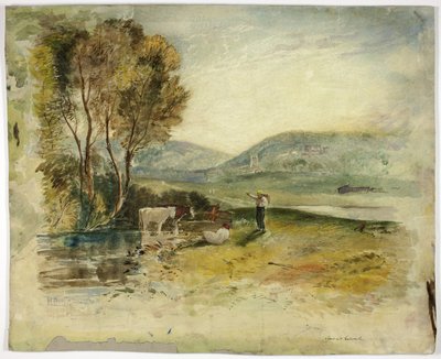 Escena en Lutworth de Joseph Mallord William Turner