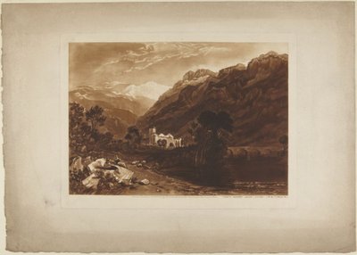 Escena en los Alpes de Joseph Mallord William Turner