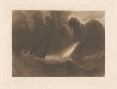 Barco en una tormenta de Joseph Mallord William Turner