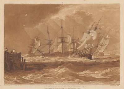 Barcos en la brisa de Joseph Mallord William Turner