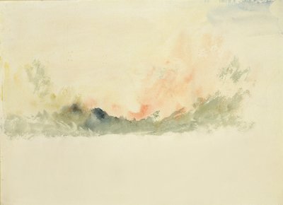 Estudio del cielo de Joseph Mallord William Turner