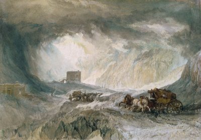 Tormenta de nieve, Mont Cenis de Joseph Mallord William Turner