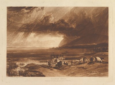 Solway Moss Liber Studiorum, parte XI, placa 52, 1 de enero de 1816 de Joseph Mallord William Turner