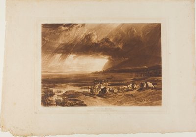 Solway Moss, lámina 52 de Liber Studiorum de Joseph Mallord William Turner
