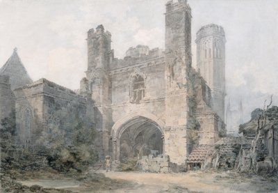Puerta de San Agustín, Canterbury, c.1797 de Joseph Mallord William Turner