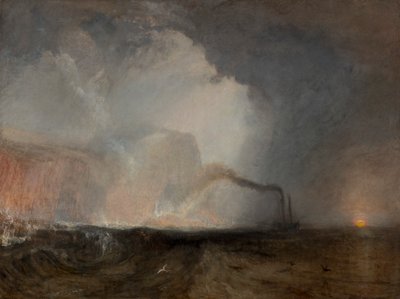 Staffa, Cueva de Fingal [1832, Royal Academy of Arts, Londres, catálogo de exposición]. de Joseph Mallord William Turner