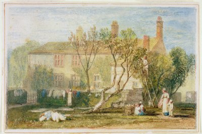 Casa solariega de Steeton, cerca de Farnley, c.1815-18 de Joseph Mallord William Turner