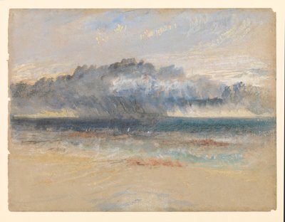 Tormenta en las arenas de Margate, 1835 - 1840 circa de Joseph Mallord William Turner