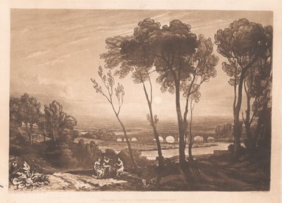 El puente a media distancia de Joseph Mallord William Turner