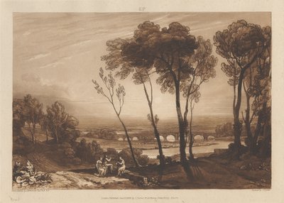 El puente a media distancia de Joseph Mallord William Turner