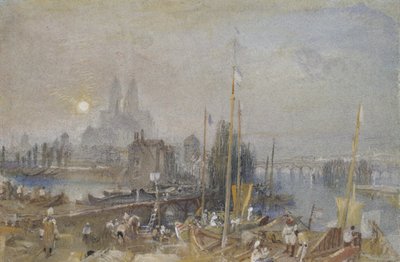 El canal del Loira y Cher, cerca de Tours de Joseph Mallord William Turner