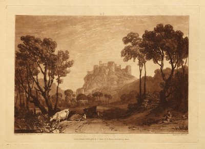El castillo sobre los prados de Joseph Mallord William Turner
