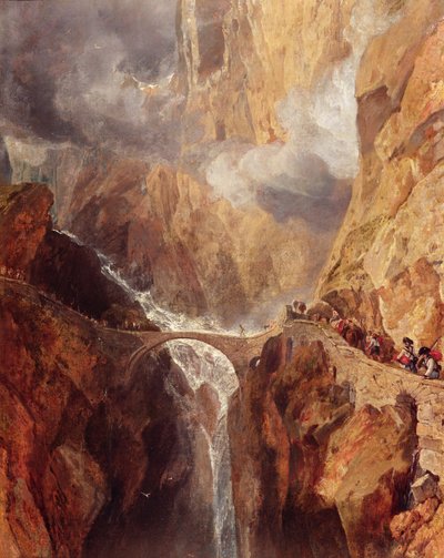 El puente del diablo de Joseph Mallord William Turner