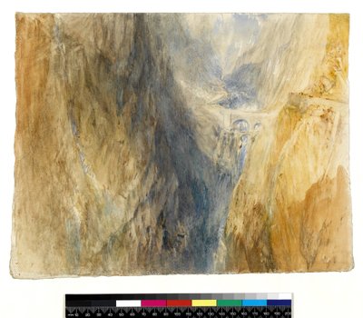 El puente del diablo, St Gothard de Joseph Mallord William Turner