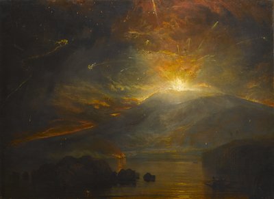 La erupción de las montañas Soufriere en la isla de San Vicente, 30 de abril de 1812, 1815 de Joseph Mallord William Turner