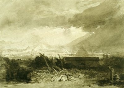 La quinta plaga de Egipto de Joseph Mallord William Turner