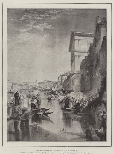 El Matrimonio del Adriático de Joseph Mallord William Turner