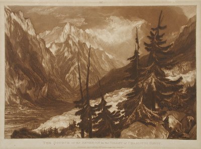 El nacimiento del Arveron de Joseph Mallord William Turner