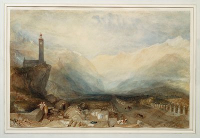 El paso de Splugen, c.1842-43 de Joseph Mallord William Turner
