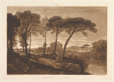 El Templo de Minerva Medica Liber Studiorum, parte V, placa 23 de Joseph Mallord William Turner