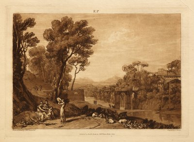 La mujer y la pandereta de Joseph Mallord William Turner