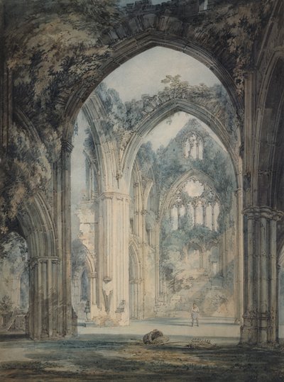 Transepto de la Abadía de Tintern, Monmouthshire, c.1794 de Joseph Mallord William Turner