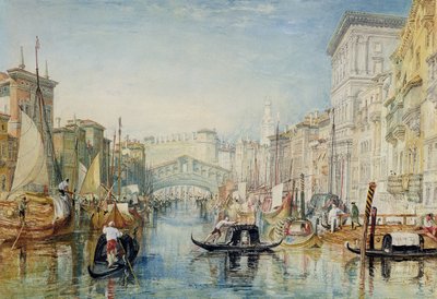 Venecia: El Rialto de Joseph Mallord William Turner