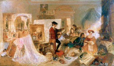 Estudio de Watteau por las reglas de Fresnoy, 1831 de Joseph Mallord William Turner