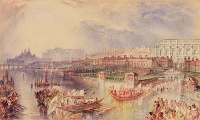 Whitehall, c.1835 (acuarela sobre papel) de Joseph Mallord William Turner
