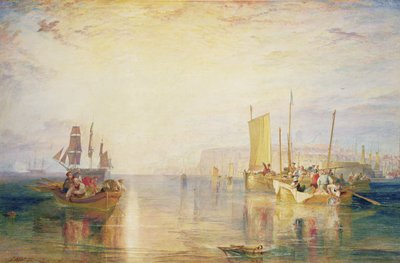 Pesca de bacalao en Margate, 1823 de Joseph Mallord William Turner
