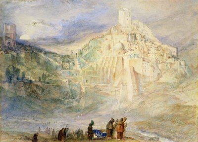 Desierto A Engedi y Convento de Santa Saba de Joseph Mallord William Turner