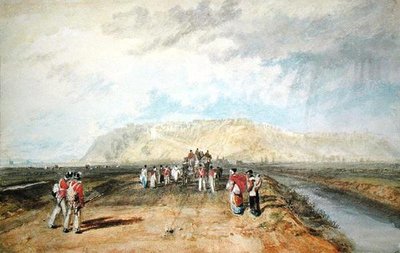 Winchelsea, Sussex, desde el Camino de Rye de Joseph Mallord William Turner