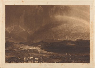 Turbera, Escocia de Joseph Mallord William Turner and George Clint