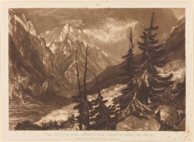 El origen del Arveron de Joseph Mallord William Turner and Henry Edward Dawe
