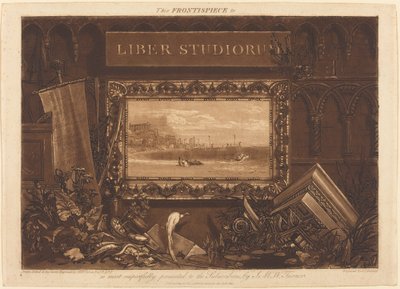 Frontispicio de Joseph Mallord William Turner and J.C. Easling
