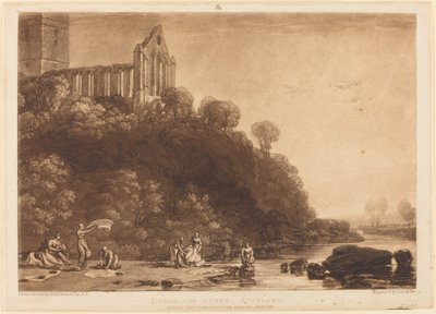 Abadía de Dumblain de Joseph Mallord William Turner and Thomas Goff Lupton