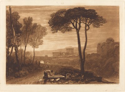 Escena en la Campagna de Joseph Mallord William Turner and William Say