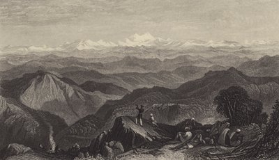 Cordillera nevada, desde Tyne o Marma de after Joseph Mallord William Turner
