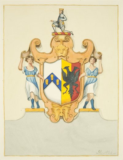 Escudo del Obispo Newton en su monumento en la Catedral de Bristol de Joseph Manning