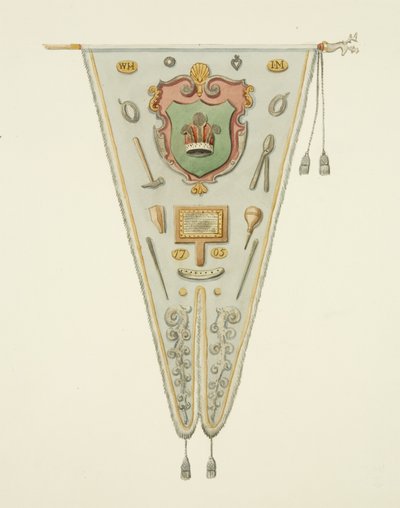 Estandarte de la Compañía de Tiradores de Alambre de Bristol de Joseph Manning
