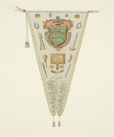 Estandarte de la Compañía de Tiradores de Alambre de Bristol de Joseph Manning