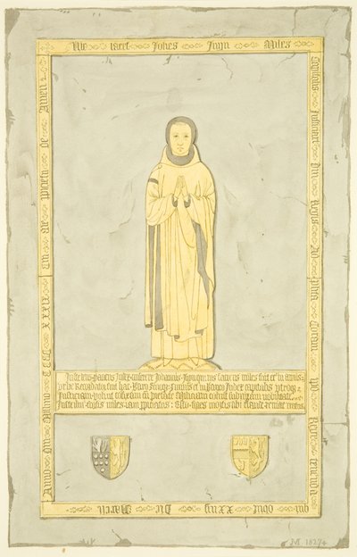 Brass de Sir John Inyn en Santa María Redcliffe de Joseph Manning