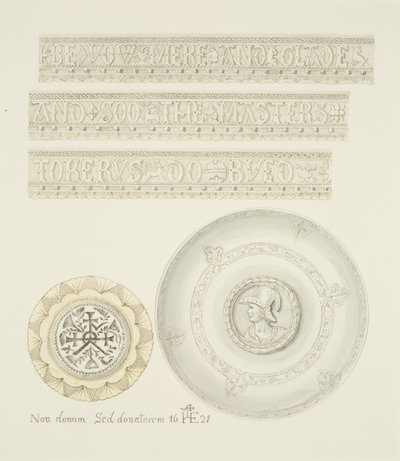 Detalles del cuenco Mazer y Tazza de Joseph Manning